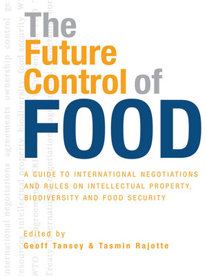 cover image of The Future Control of Food